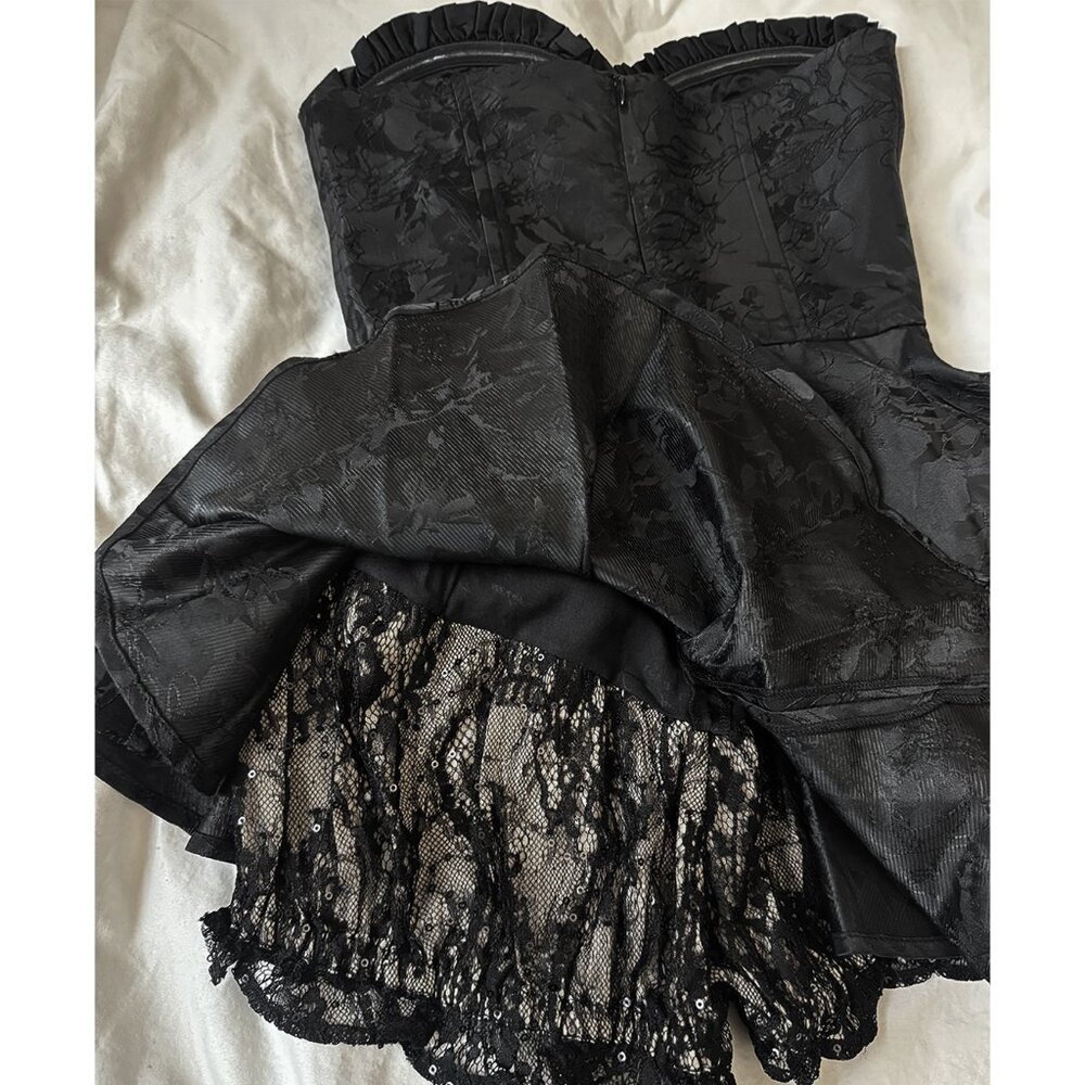 Airina Mini Dress by Nana Jacqueline in Black - Picture 4 of 9